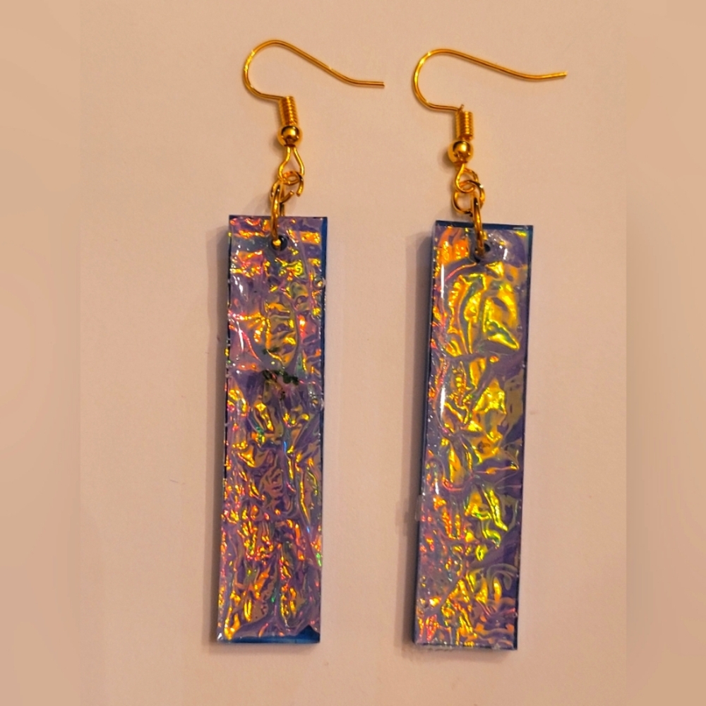 Handmade Acrylic Earrings That Sparkle